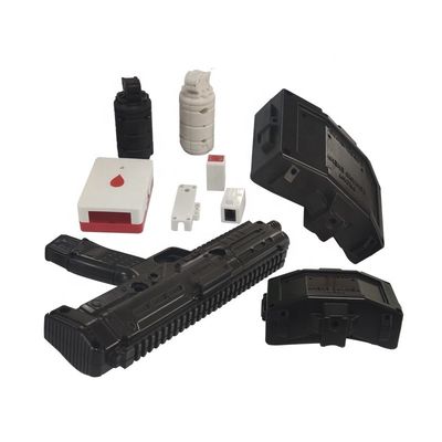 カスタム製のデザインとABS/PA66/PP/PC/PMMA/PSU/PCTG/TPE/TPU/PBT材料のカスタムカラープラスチック注射型カスタムクランプ