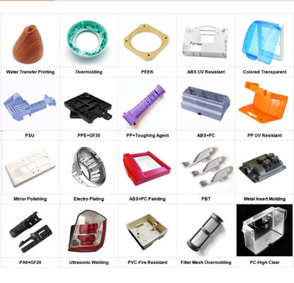 経験豊富な鋳造サービスによって加工されたカスタムプラスチック注射部品