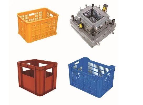 カスタム サービス サイズ/色/厚さ/硬さ/ロゴ/注射用 プラスチック ターンオーバー ボックス インジェクション 野菜 果物 箱
