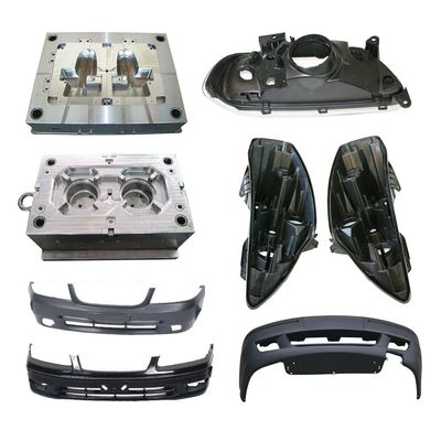 直接注入プラスチックモデリングタイプ カーバンパー カーボンファイバー部品 パーソナライズされたLKM標準模具ベースを持つプロトタイプ